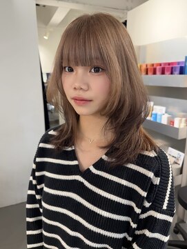 ビューズ(VIEWS) ロングレイヤーカットワンホンヘア/表参道南青山美容室/デザイン