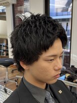 ザデイトウキョウ 表参道 青山(THE DAY TOKYO)&nbsp;MEN'S HAIR/スパイキーショート/ピンパーマ/20代/表参道駅