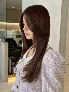 ロンドガーネット 池袋(Lond garnet) 暗めカラー/韓国風巻き/レイヤーカット/髪質改善/縮毛矯正/池袋