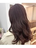 オリーブグレージュラベンダーカラーくすみベージュブリーチ