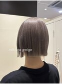 ブリーチありでつくるミルクティーグレージュ♪
