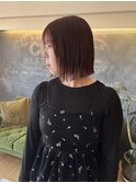 切りっぱなしボブ