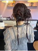 カチモリツイン/お呼ばれヘア/堺/北花田/結婚式ヘアアレンジ
