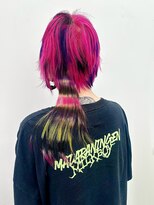 オーン 渋谷(OOn) 変形ウルフ デザインカラー