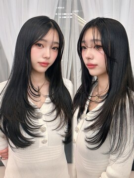 クム(kumu) 韓国へア/レイヤー/顔周り/ボブ/透明感カラー