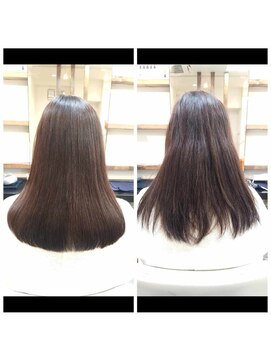 スタジオノブ(Studio nob) 髪質改善ココナッツストレート/ 傷まない縮毛矯正／ツヤ髪