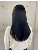 髪質改善カラー　ダークブラウン