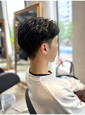 メンズショート/メンズパーマ/刈り上げ/ツーブロック/フェード