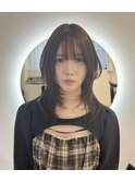 ハッシュカット×レイヤーカット×小顔ヘア