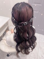 リシェル 原宿店(Ricel) リボンハーフアップ