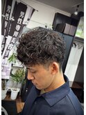 緩めカーリーパーマ