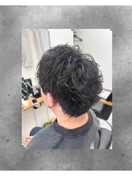 アルク(arc) メンズ スパイキーショート × パーマ