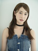 キネン バイ ツリー 宇都宮(kinen by tree)&nbsp;艶ストレートロングマロンベージュのカジュアル美髪