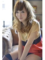 ロイジー(roijir) 【roijir 表参道】内巻きカール×ハイトーンベージュ
