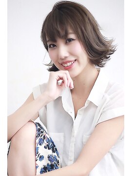 ラフィス ヘアー アーク 高槻店(La fith hair arc) 【Lafith】 大人カジュアル☆切りっぱなしボブスタイル