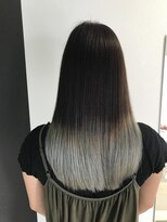 サーク(Sark) 毛先ホワイティーグレー