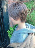 【melt】20.30代人気☆アッシュベージュ大人丸みショート