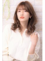 ソア 武蔵小杉(SOAR) 毛先パーマネオウルフ小顔外ハネボブアッシュブラウン