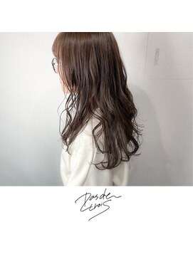 パドトロワ(Pas de trois) 新潟×シフォンベージュ×春ウェーブ×ロング