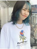 フェザーバング グリーン フェイスフレーミング