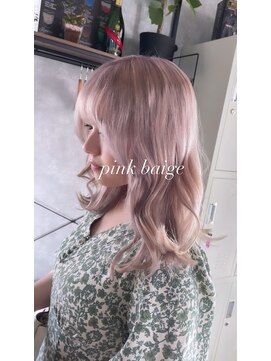 シールドヘアプロデュース(C’LD hair produce) [C'LD]透け感ハイトーンピンクベージュ