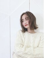 ソードリーフ ヘアーアンドスパ 鶴見店(swordlief hair&spa) 【swordlief 森下栄一朗】外ハネボブ×ミルクティーベージュ