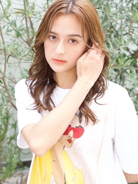 ビューティービースト 大名店(beauty:beast) コテ巻きウェーブ×かきあげセンター