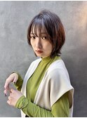 シルキーベージュ×グレージュカラー【髪質改善/縮毛矯正】