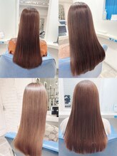 ナチュラルストレート縮毛矯正【根本から自然なストレートに】