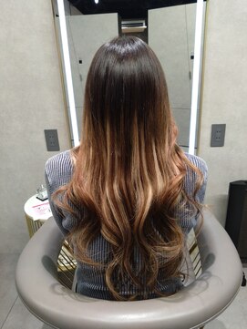 ニーナ ビューティーサロン(NINA Beauty Salon) プルエクステてバレイヤージュ