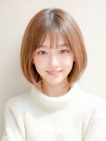 ユルリカ 新宿店(yulrica)&nbsp;ボブ×ベージュ_64128【新宿/新宿駅/シアーカラー/艶髪】