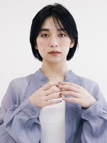 オンク 新宿(onk)&nbsp;黒髪/グレーベージュ/レイヤーロング/前髪パーマ[新宿駅]