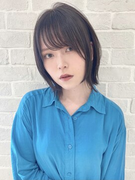 リコバイアフロート(riko by afloat) くびレイヤー/切りっぱなし/ヘルシースタイル/韓国[stylist竹田]