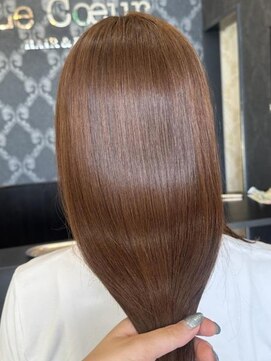 ルクールヘアアンドビューティー 燕三条店 縮毛矯正｜タイトストレート#ヘルシースタイル