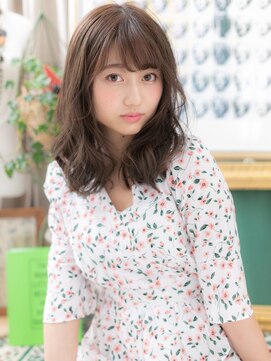 カバーヘア ブリス 志木南口駅前店(COVER HAIR bliss) 斜めバングくせ毛風小顔ナチュラルアッシュc5志木20代30代40代