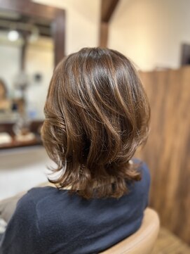 リアル hair make RE@L 上品セミディ