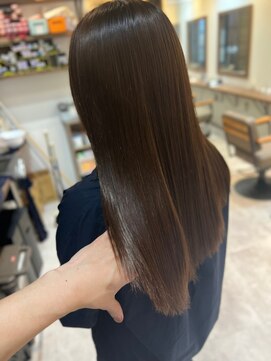 ナンバー ジルバ 立川(N° jillva) 髪質改善/縮毛矯正/韓国/ロング/レイヤー/ショコラアッシュ/立川