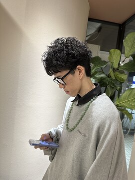 ロンドウェグ(RONND weg) メンズショートパーマ