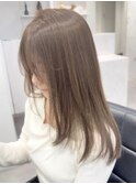【hao渋谷】akane ヘーゼルベージュ韓国レイヤー10代20代30代