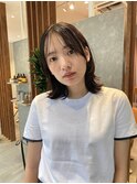 伸ばしかけも可愛/簡単スタイリングフェイスレイヤーボブ