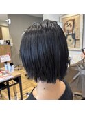 ◇ラインが可愛い◎切りっぱなしミニボブ