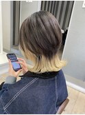 ウルフカット、インナーカラー