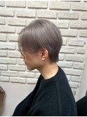 ホワイトグレー　チャコールグレー　ホワイトブロンド　シルバー