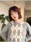 大人可愛いボブパーマ20代30代白金目黒
