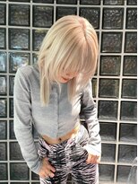 ペレ アネックス 大阪梅田茶屋町店(PELE ANNEX)&nbsp;イメチェン/ピンクベージュ/アンブレラカラー/前髪/梅田