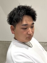 ラスト(LUAST) シャドウパーマメンズテテ風ゆるめパーマ韓国ヘア波巻きツイスト