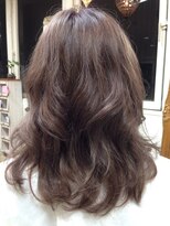 フェリシータ 総持寺店(felicita)&nbsp;ダブルカラーで抜け感バイオレットアッシュ♪鎖骨セミディ