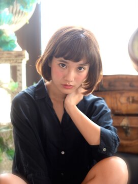 マリオ ヘアー デザイン(MARIO HAIR DESIGN) MARIO☆流しショートバングボブ