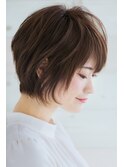 【Rire-リル銀座-】小顔☆斜めバングショートボブ☆