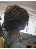 ヘアアンドケア エジェリラボ(hair&care egerie lab)&nbsp;入学式ヘアアレンジのシニヨンアレンジ